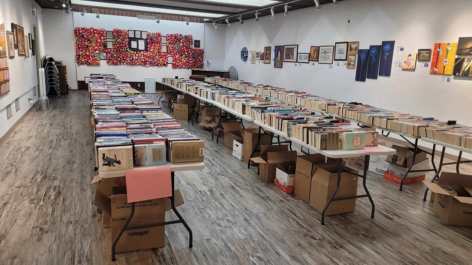 VIDEO Catch a 'Sneak Peek' of the Library's Spring Book Sale & art